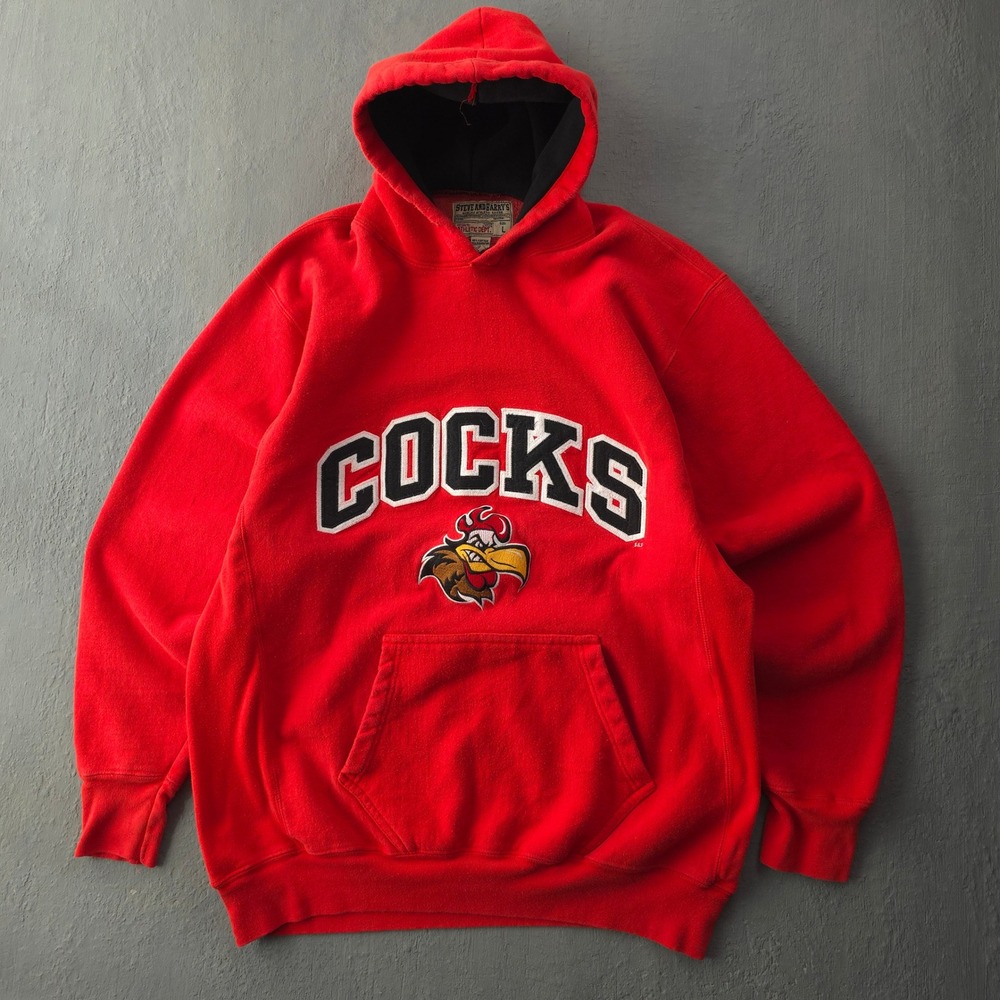 Vintage 2000s Steve and Barry's Red Hoodie Large South Carolina Gamecocks